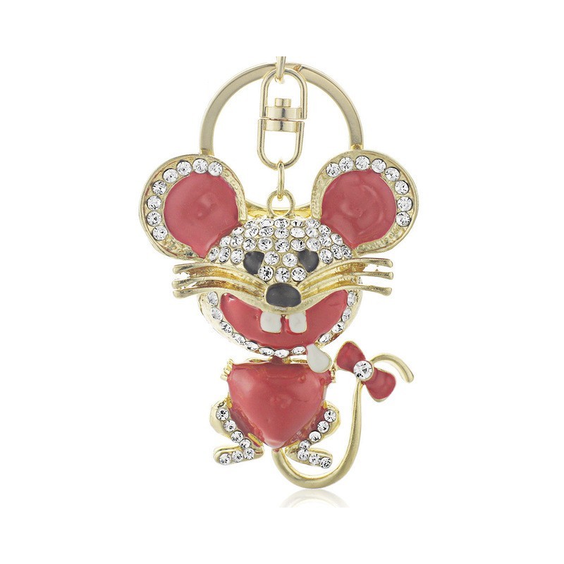 Chaveiro do mouse de cristal