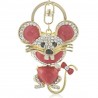 Chaveiro do mouse de cristal