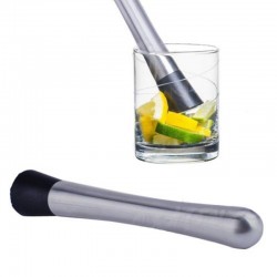 Cocktail fruta muddler - aço inoxidável bar mixer - britador