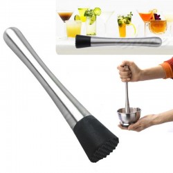 Cocktail fruta muddler - aço inoxidável bar mixer - britador