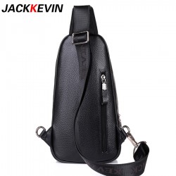 Couro genuíno Crossbody saco