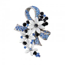 Vintage Turco Flor Bowknot Brooche