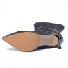 Mid-Half Summer Boots Thin High Heels Pointed Toe ZipperBoots
