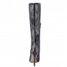 Mid-Half Summer Boots Thin High Heels Pointed Toe ZipperBoots