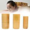 Conjunto de massagem de acupuntura anti celulite chinês tradicional bambu copos de sucção 3pcs