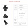 Universal carro porta porta porta tronco pára-choques expansão parafusos 100pcs