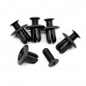 Universal carro porta porta porta tronco pára-choques expansão parafusos 100pcs
