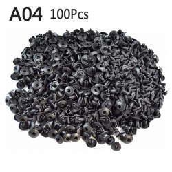 Universal carro porta porta porta tronco pára-choques expansão parafusos 100pcs
