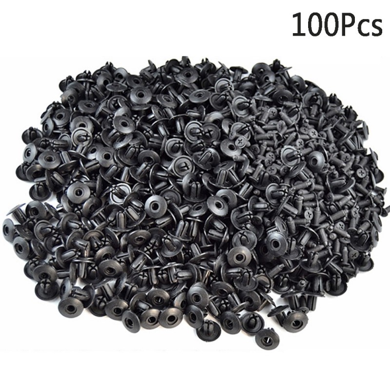 Universal carro porta porta porta tronco pára-choques expansão parafusos 100pcs