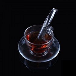 Infusor de chá em forma de tubo - filtro de aço inoxidável