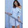 Plus size - off shoulder striped dressDresses