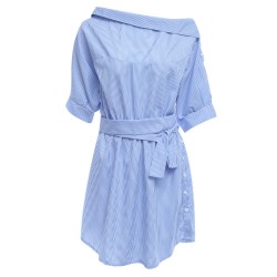 Plus size - off shoulder striped dressDresses