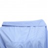 Mais tamanho - vestido listrado de ombro
