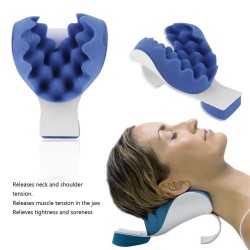Neck - shoulder therapeutic support pillow - travel cushionMassage
