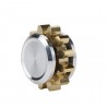 Mini engrenagem de metal fidget - spinner mão