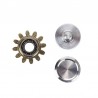 Mini engrenagem de metal fidget - spinner mão