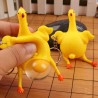 Dinossauro verde - feijão - frango - chaveiro engraçado