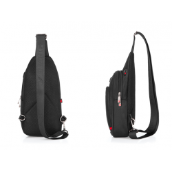 Saco de ombro de crossbody de nylon impermeável