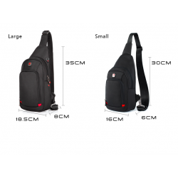 Saco de ombro de crossbody de nylon impermeável