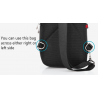 Saco de ombro de crossbody de nylon impermeável