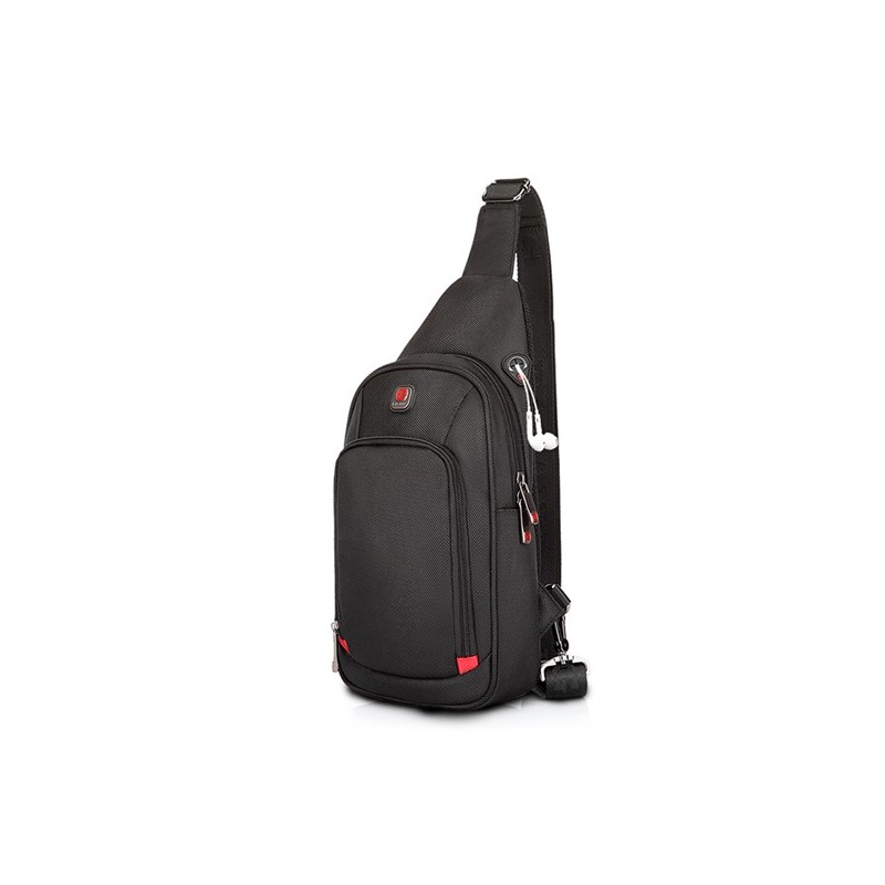 Saco de ombro de crossbody de nylon impermeável