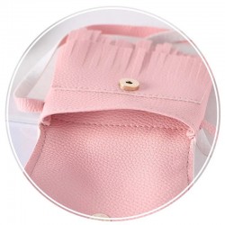 Tassels ombro crossbody pequeno saco