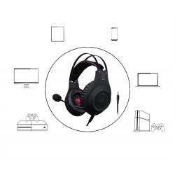 Conjunto de jogos estéreo XIBERIA NUBWO N2 com fones de ouvido de microfone