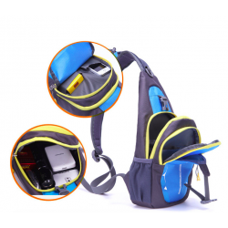 Bolsa de ombro de nylon impermeável unisex
