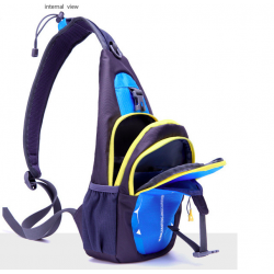Bolsa de ombro de nylon impermeável unisex