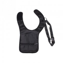 Saco de ombro escondido anti-roubo de nylon