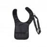Saco de ombro escondido anti-roubo de nylon