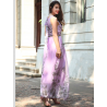 Chiffon floral print maxi dressDresses