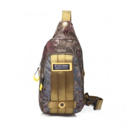 Waterproof nylon chest shoulder small bag unisexBags