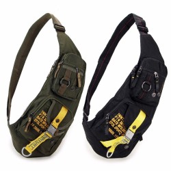 Saco de ombro de crossbody de nylon impermeável - mochila