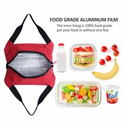 Portable thermal canvas lunch bagBags
