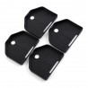 Car door lock protective cover anti-corrosive for Ford Focus 2 2005-2013 4 pcsStyling parts