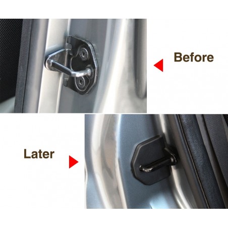 Car door lock protective cover anti-corrosive for Ford Focus 2 2005-2013 4 pcsStyling parts