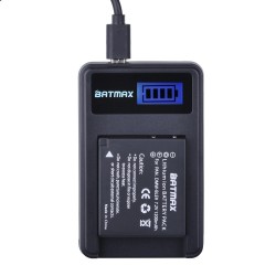 LCD USB Charger for Panasonic DMW BLG10 BLE9 BP-DC15 BPDC15Battery & Chargers