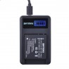 LCD USB Charger for Panasonic DMW BLG10 BLE9 BP-DC15 BPDC15Battery & Chargers