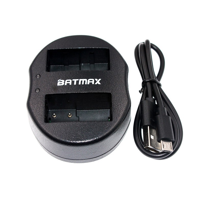 Carregador de bateria USB duplo para DMW-BLC12 DMWBLC12 BLC12 BLC12PP Panasonic Lumix FZ1000 FZ200 FZ300 G5