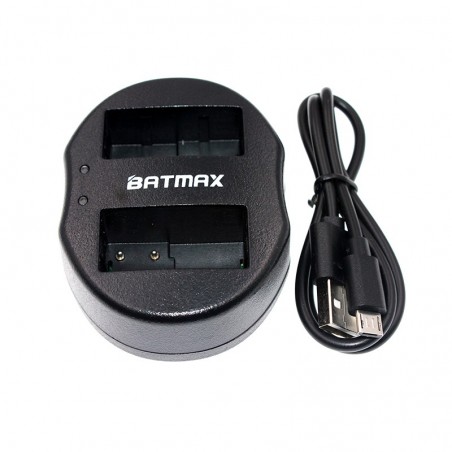 Carregador de bateria USB duplo para DMW-BLC12 DMWBLC12 BLC12 BLC12PP Panasonic Lumix FZ1000 FZ200 FZ300 G5