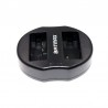 Carregador de bateria USB duplo para DMW-BLC12 DMWBLC12 BLC12 BLC12PP Panasonic Lumix FZ1000 FZ200 FZ300 G5