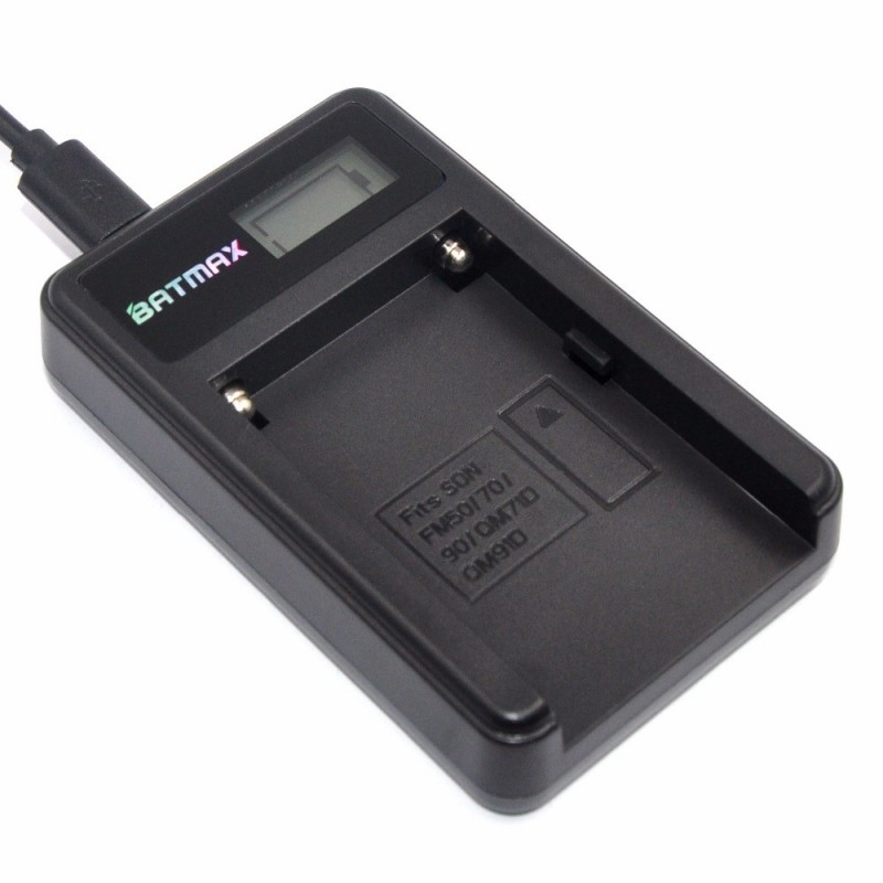 Carregador de LCD de bateria NP-F960 NP F930 para SONY