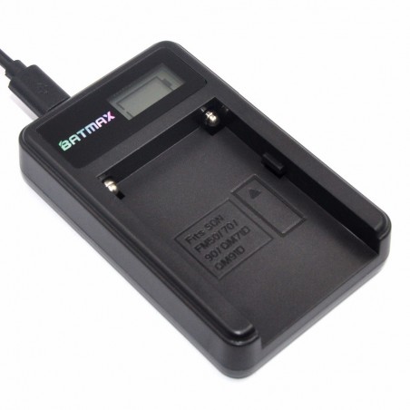 Carregador de LCD de bateria NP-F960 NP F930 para SONY