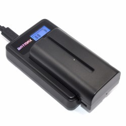 Carregador de LCD de bateria NP-F960 NP F930 para SONY