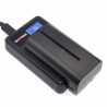 Carregador de LCD de bateria NP-F960 NP F930 para SONY