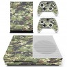 Xbox One S Console & Controller camuflagem design vinil decalque pele autocolante
