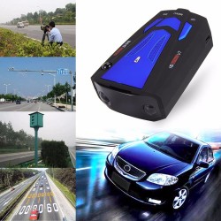 V7 16 LED display car anti radar laser detector speed voice alert warningRadar detector