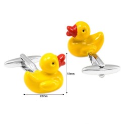 Algemas de pato amarelo