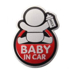 BABY IN CAR reflective 3D car sticker waterproofStickers